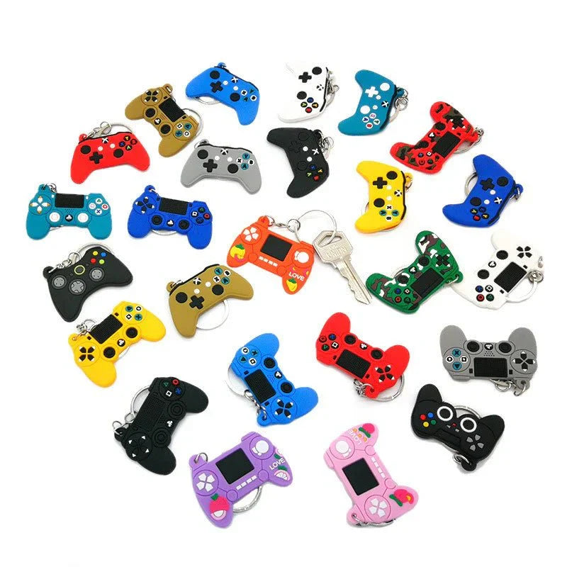 Video Game Controller Keychains – 10 Mini Retro Game Accessories for Gamers