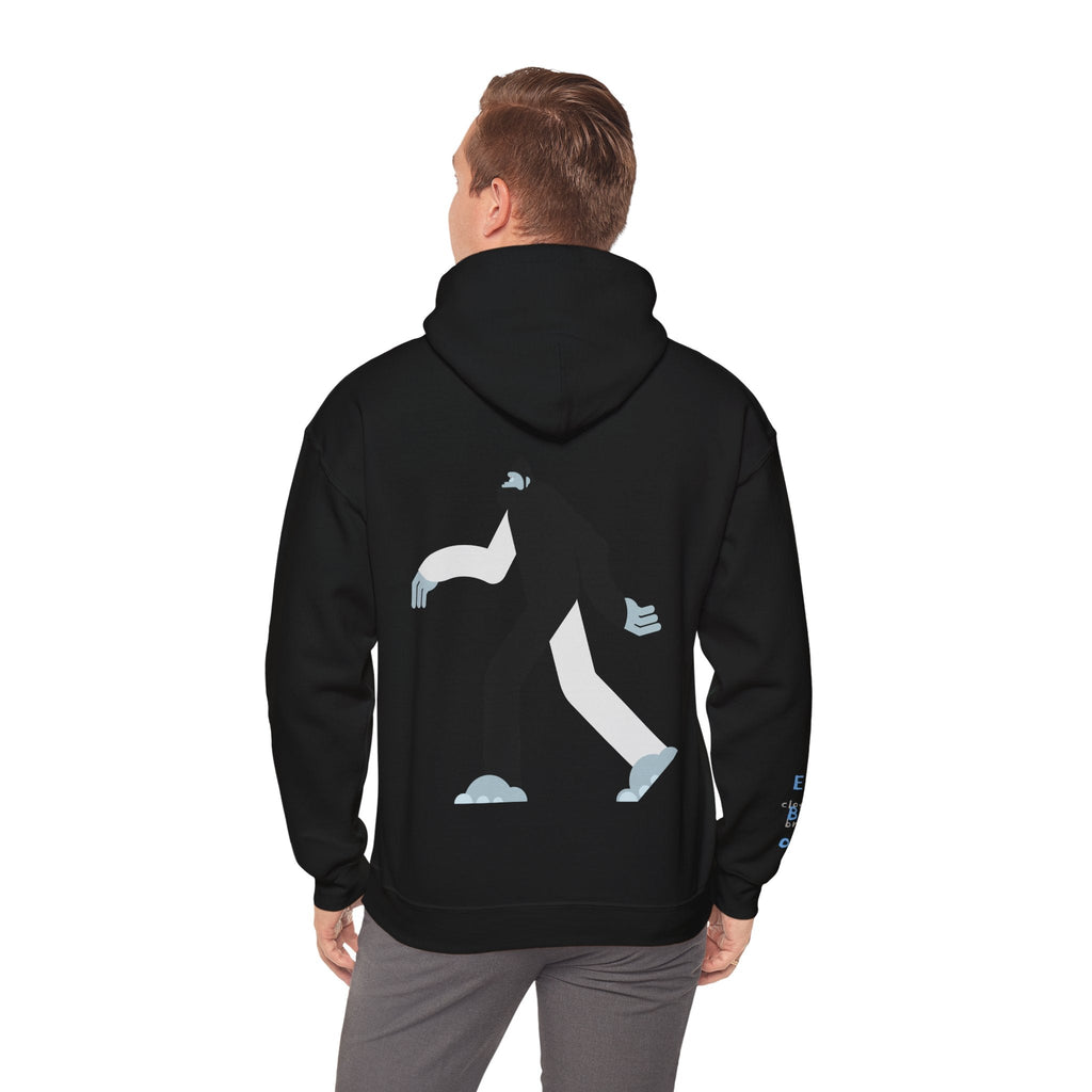 Giant Yeti Unisex Hoodie Sweatshirt, Sasquatch Pullover Monster Hooded Top EBO Design, Yeti Lover Apparel,