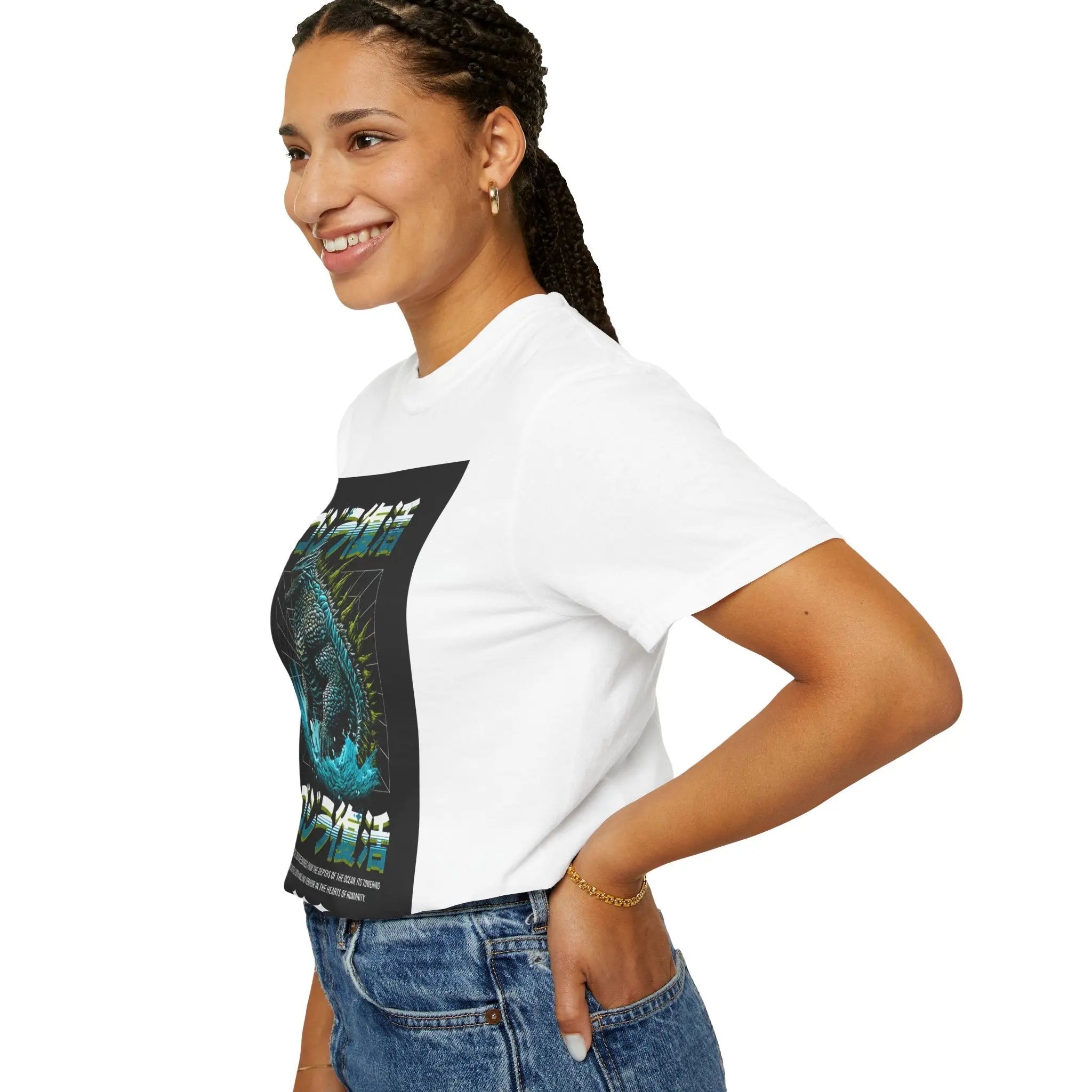 Garment Dyed T-Shirt - Unisex Cotton Tee With Soft Washed Cotton & Relaxed Fit Shirt