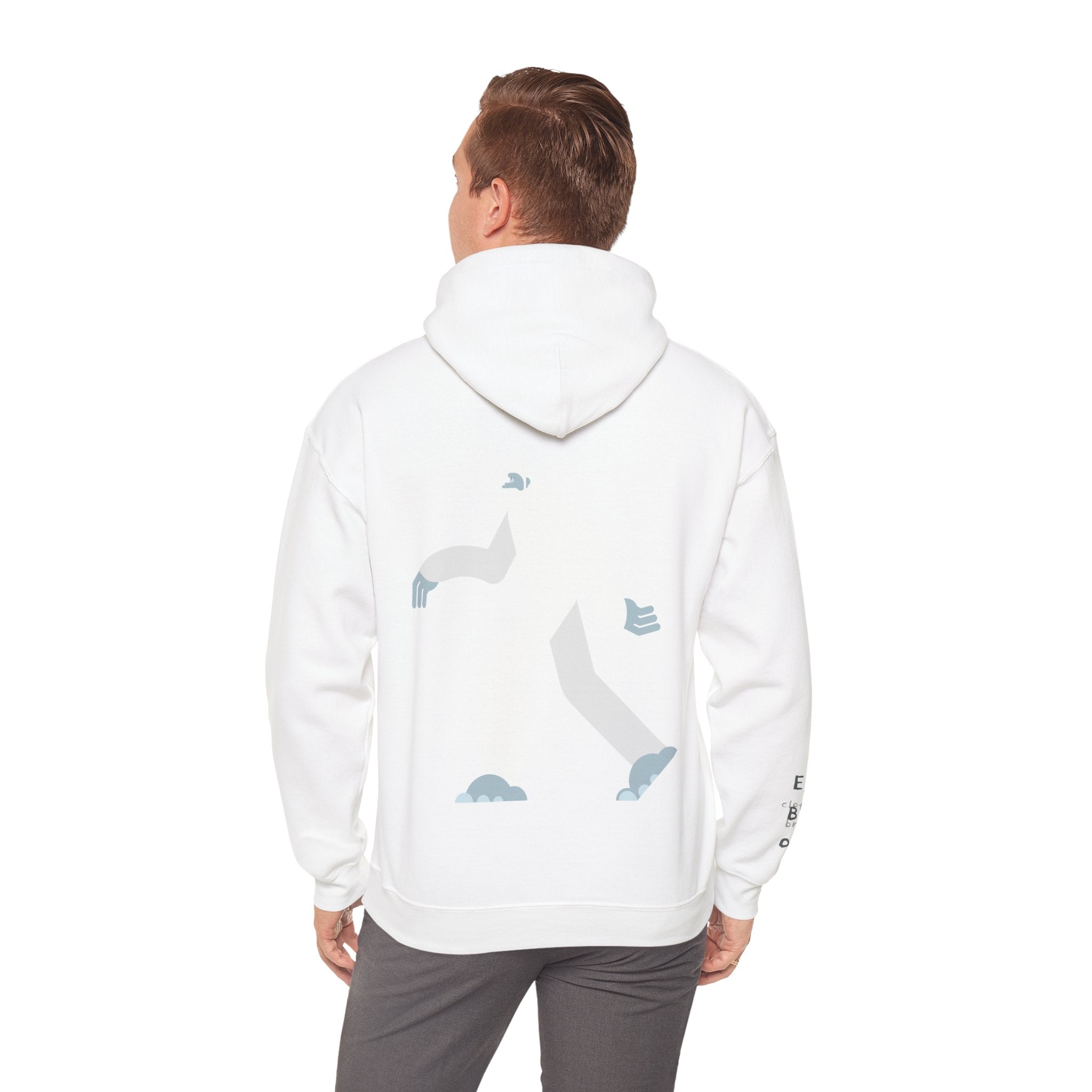 Giant Yeti Unisex Hoodie Sweatshirt, Sasquatch Pullover Monster Hooded Top EBO Design, Yeti Lover Apparel,