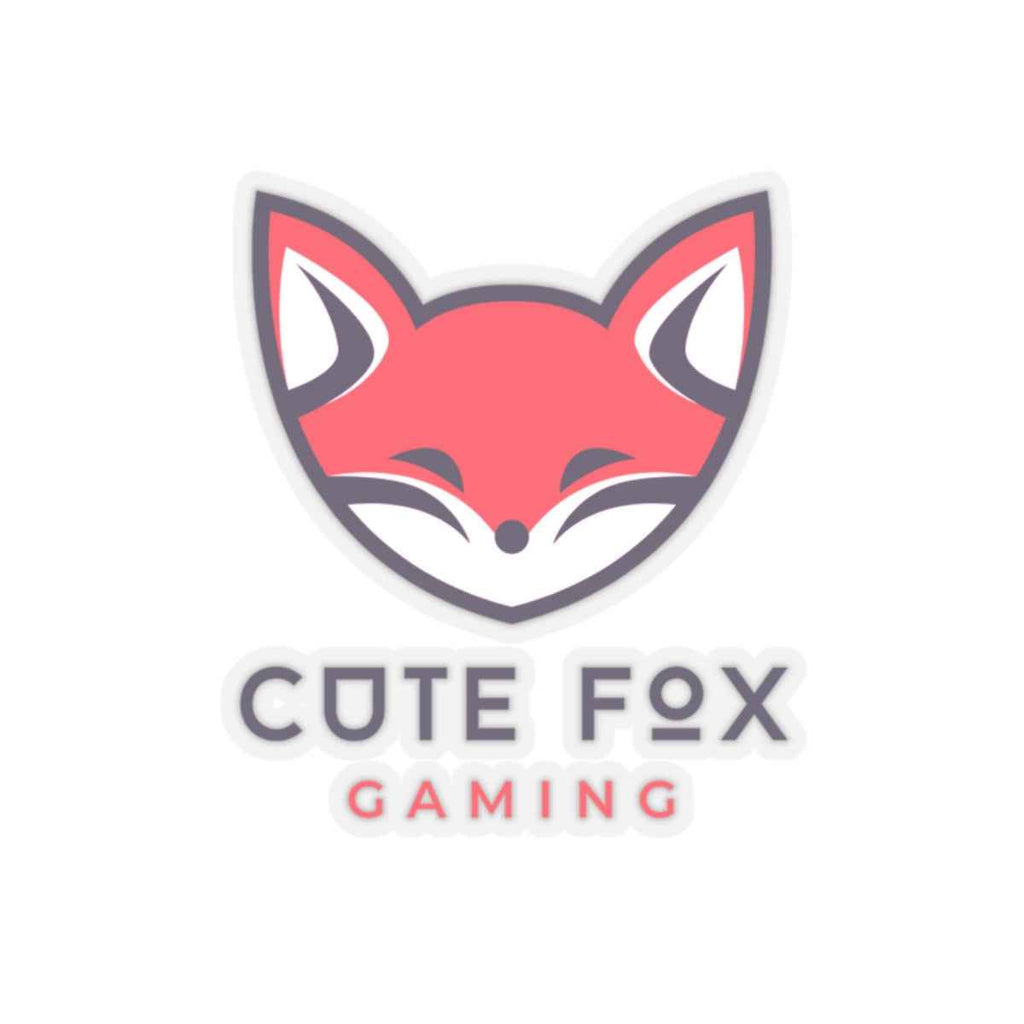 Cute Fox Stickers - Durable Vinyl Kiss Cut Stickers for Gaming & Laptop Decor