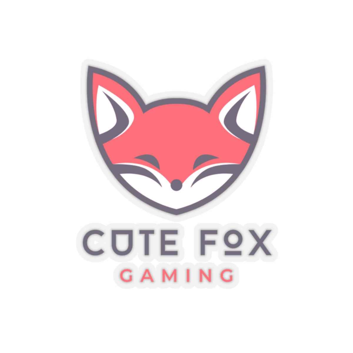 Cute Fox Stickers - Durable Vinyl Kiss Cut Stickers for Gaming & Laptop Decor