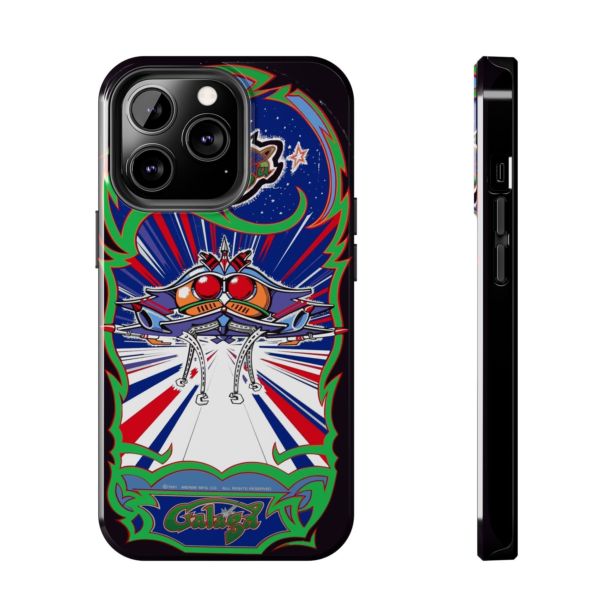 Galaga inspired Classic Arcade Tough Phone Cases