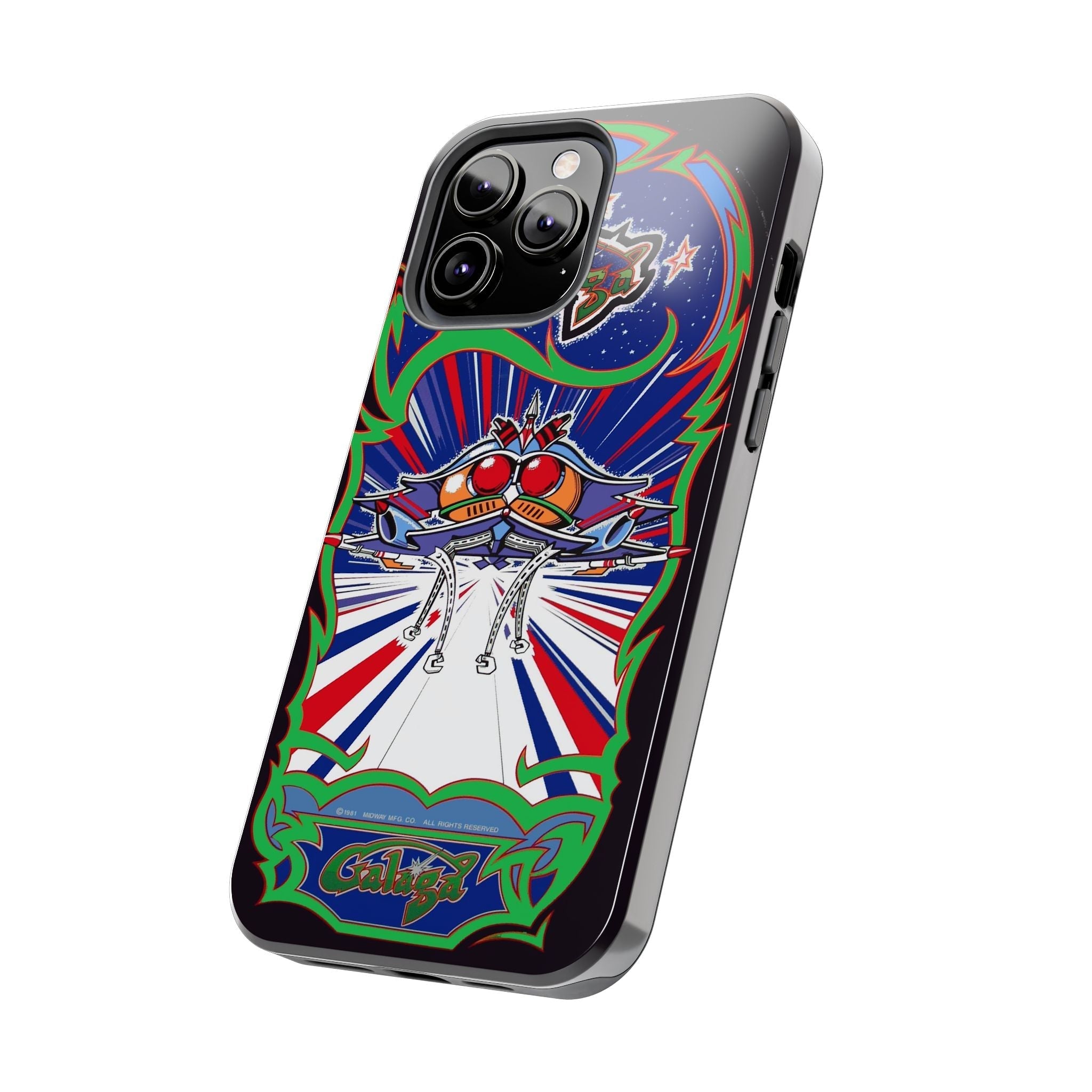 Galaga inspired Classic Arcade Tough Phone Cases