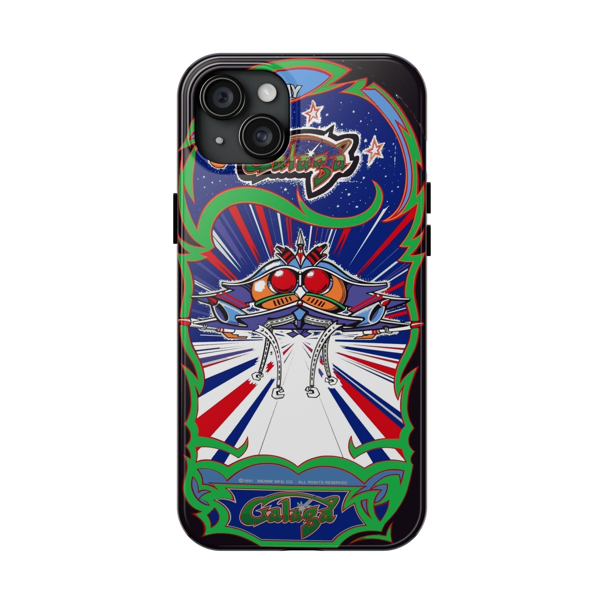 Galaga inspired Classic Arcade Tough Phone Cases