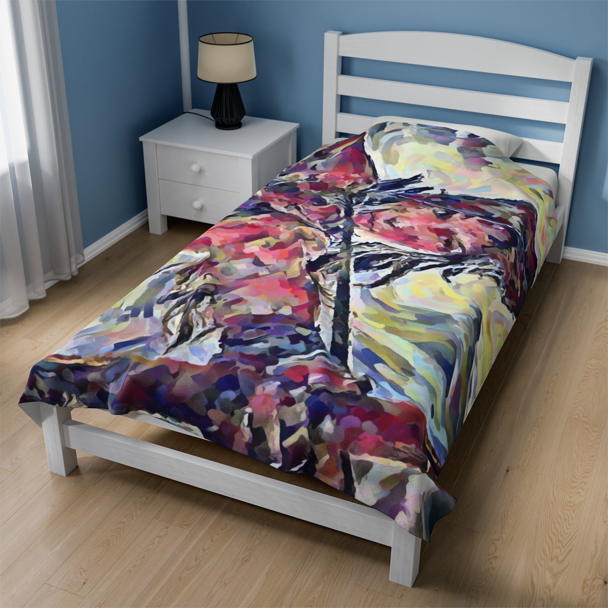 Velveteen Blanket - Tomb Raider Lara Croft Unique Design