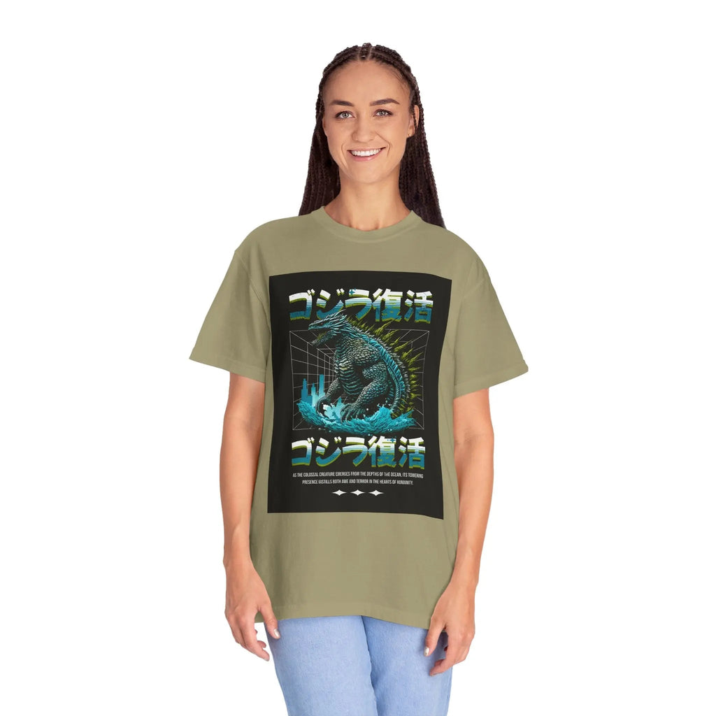 Garment Dyed T-Shirt - Unisex Cotton Tee With Soft Washed Cotton & Relaxed Fit Shirt