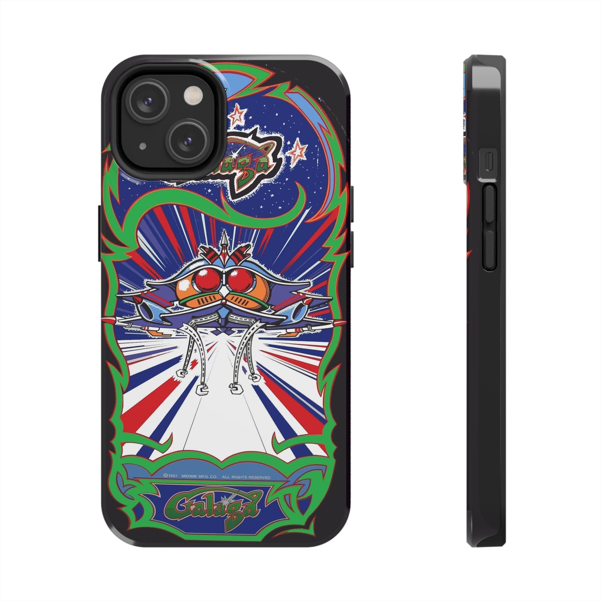 Galaga inspired Classic Arcade Tough Phone Cases