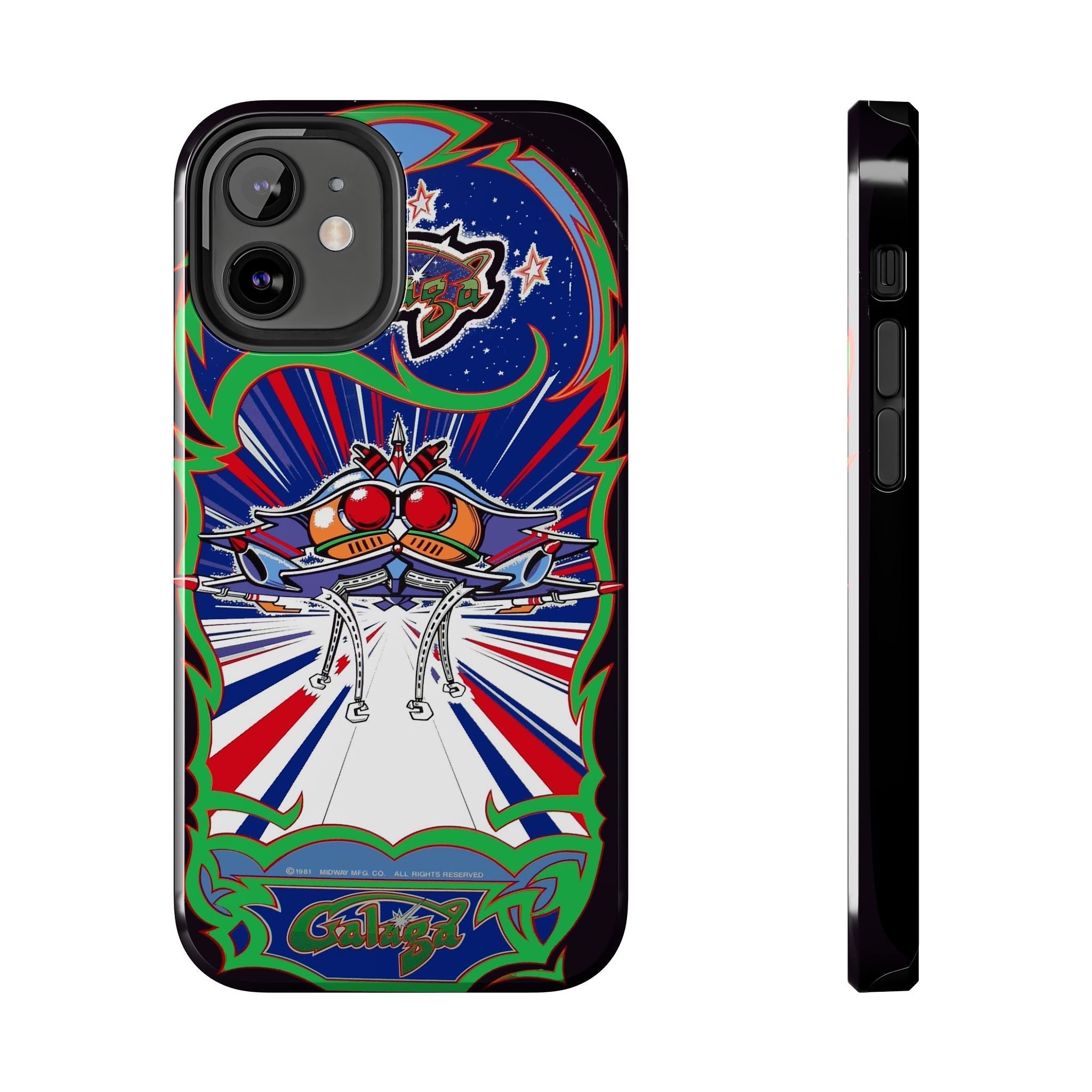 Galaga inspired Classic Arcade Tough Phone Cases