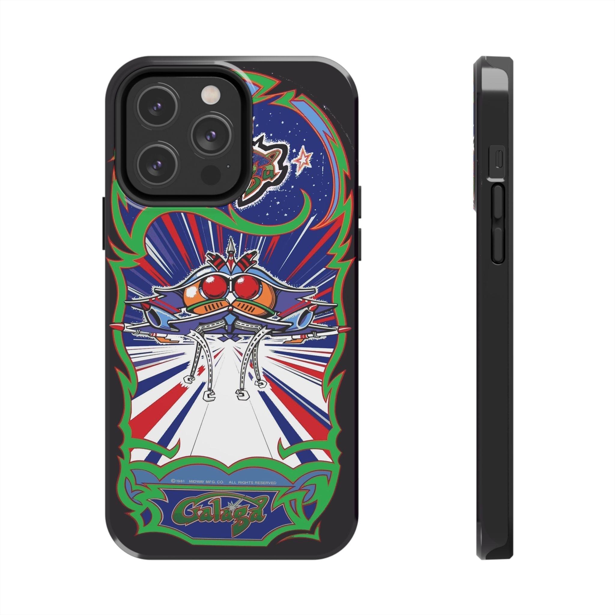 Galaga inspired Classic Arcade Tough Phone Cases