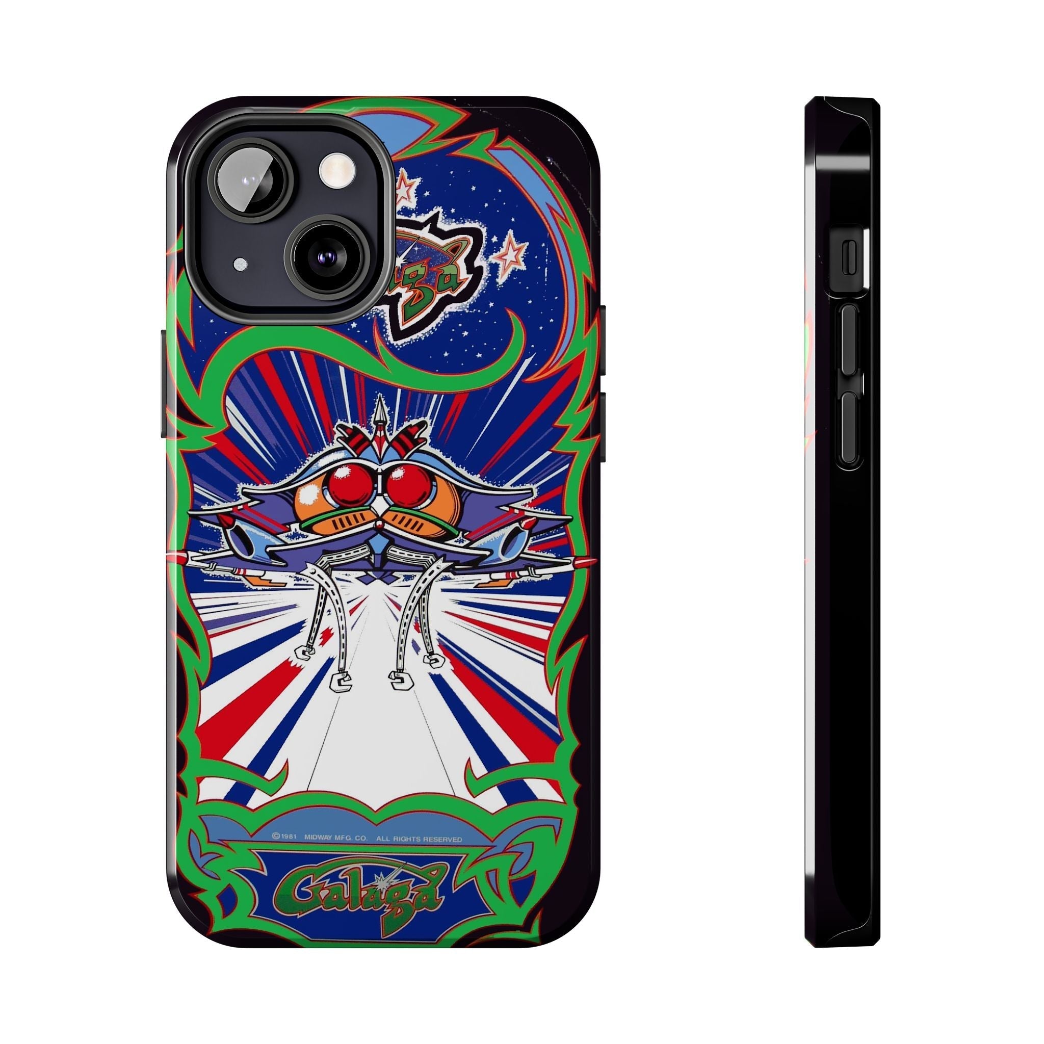 Galaga inspired Classic Arcade Tough Phone Cases
