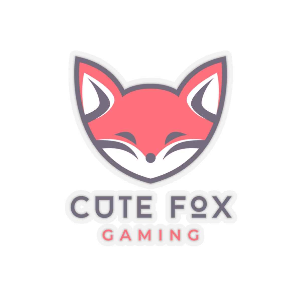 Cute Fox Stickers - Durable Vinyl Kiss Cut Stickers for Gaming & Laptop Decor