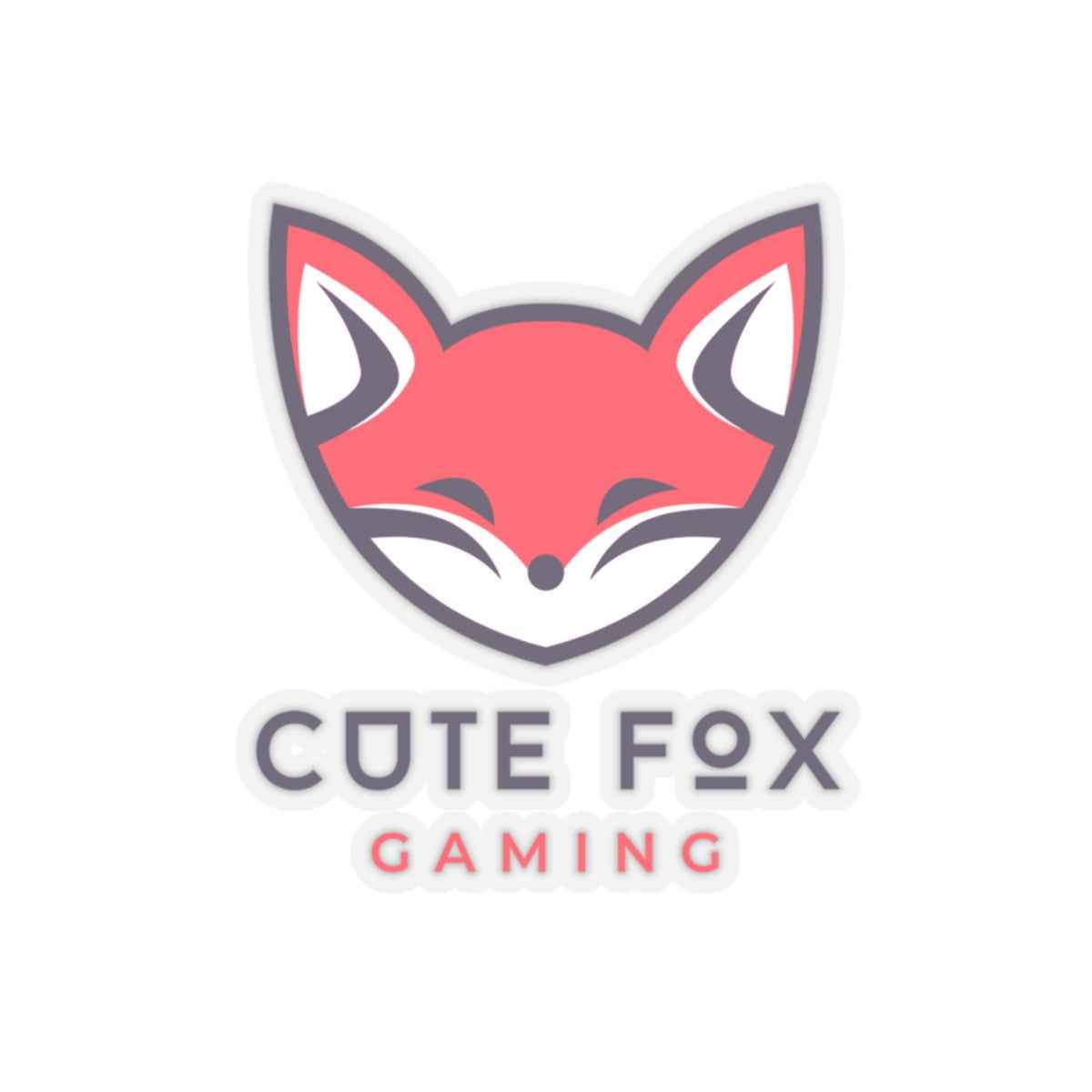 Cute Fox Stickers - Durable Vinyl Kiss Cut Stickers for Gaming & Laptop Decor