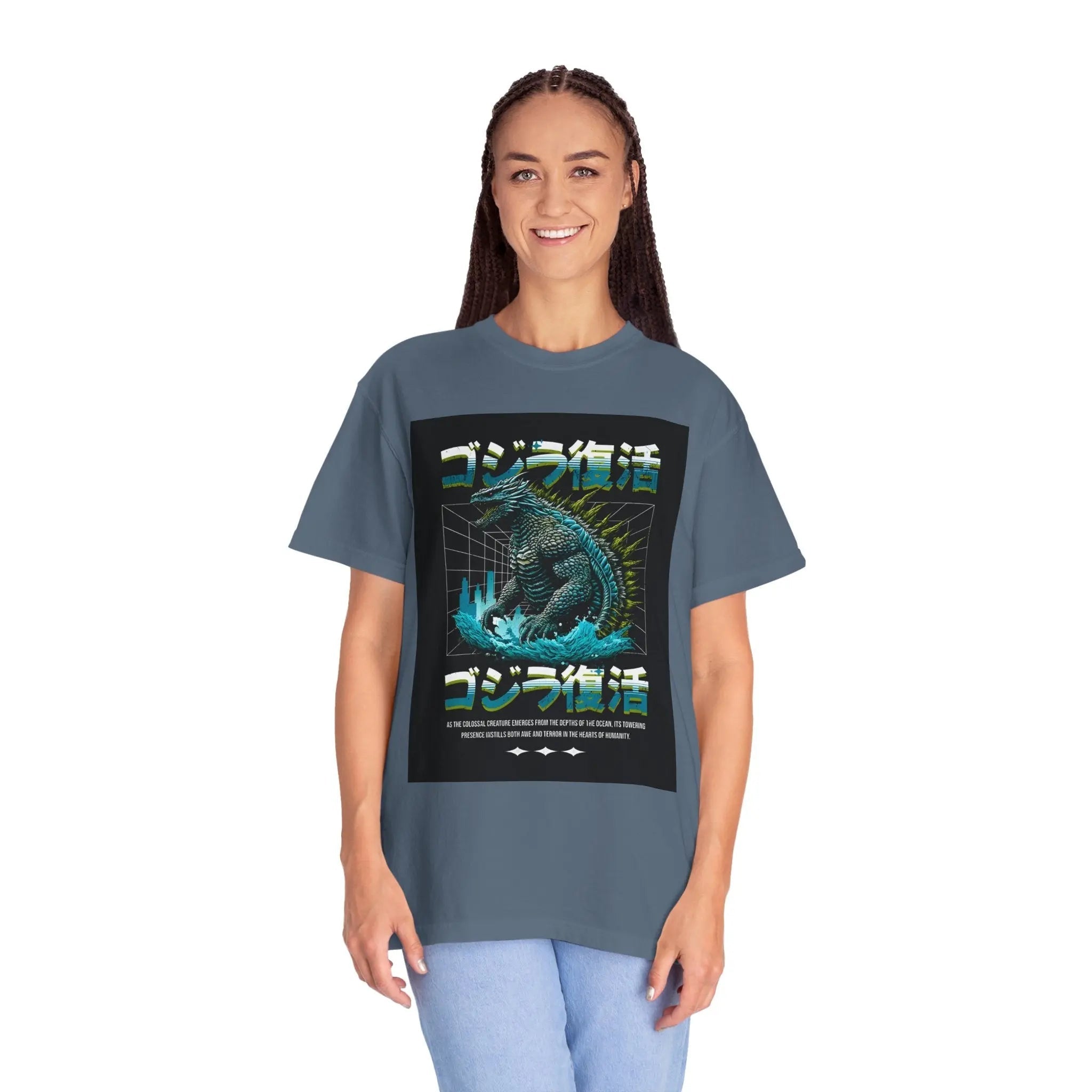 Garment Dyed T-Shirt - Unisex Cotton Tee With Soft Washed Cotton & Relaxed Fit Shirt