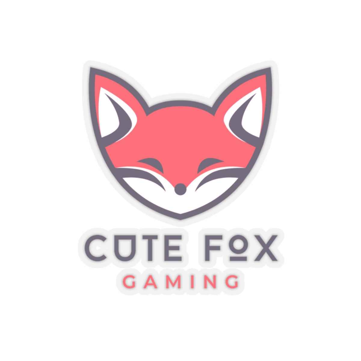 Cute Fox Stickers - Durable Vinyl Kiss Cut Stickers for Gaming & Laptop Decor