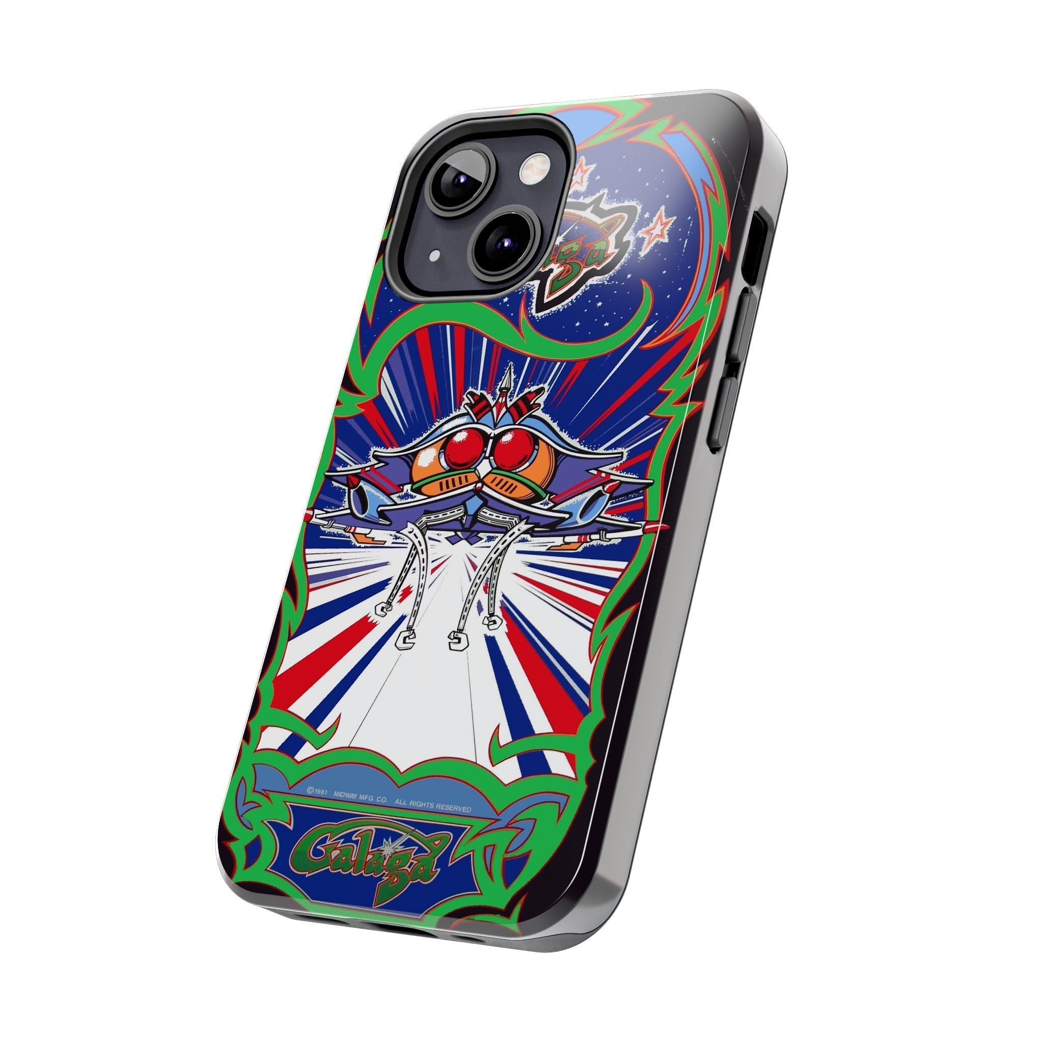Galaga inspired Classic Arcade Tough Phone Cases
