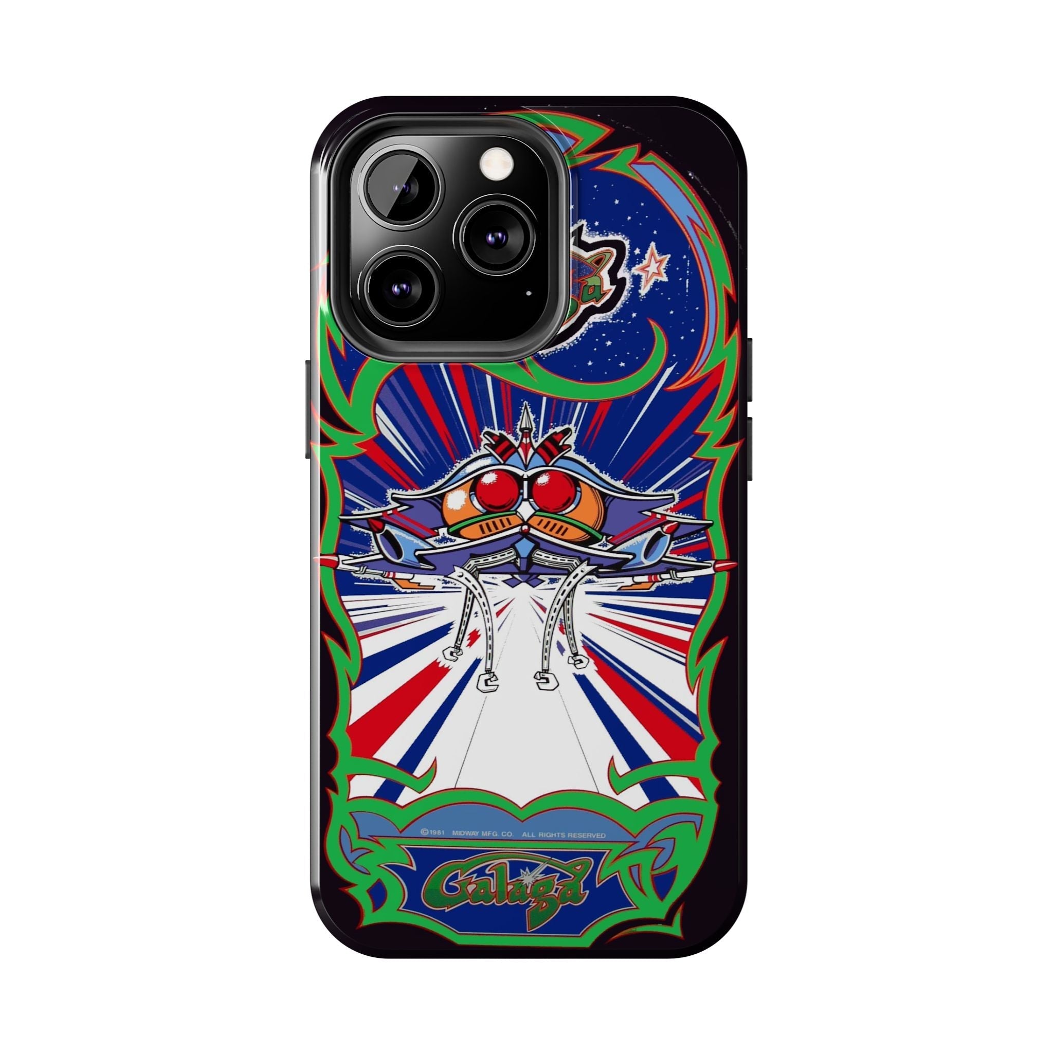 Galaga inspired Classic Arcade Tough Phone Cases