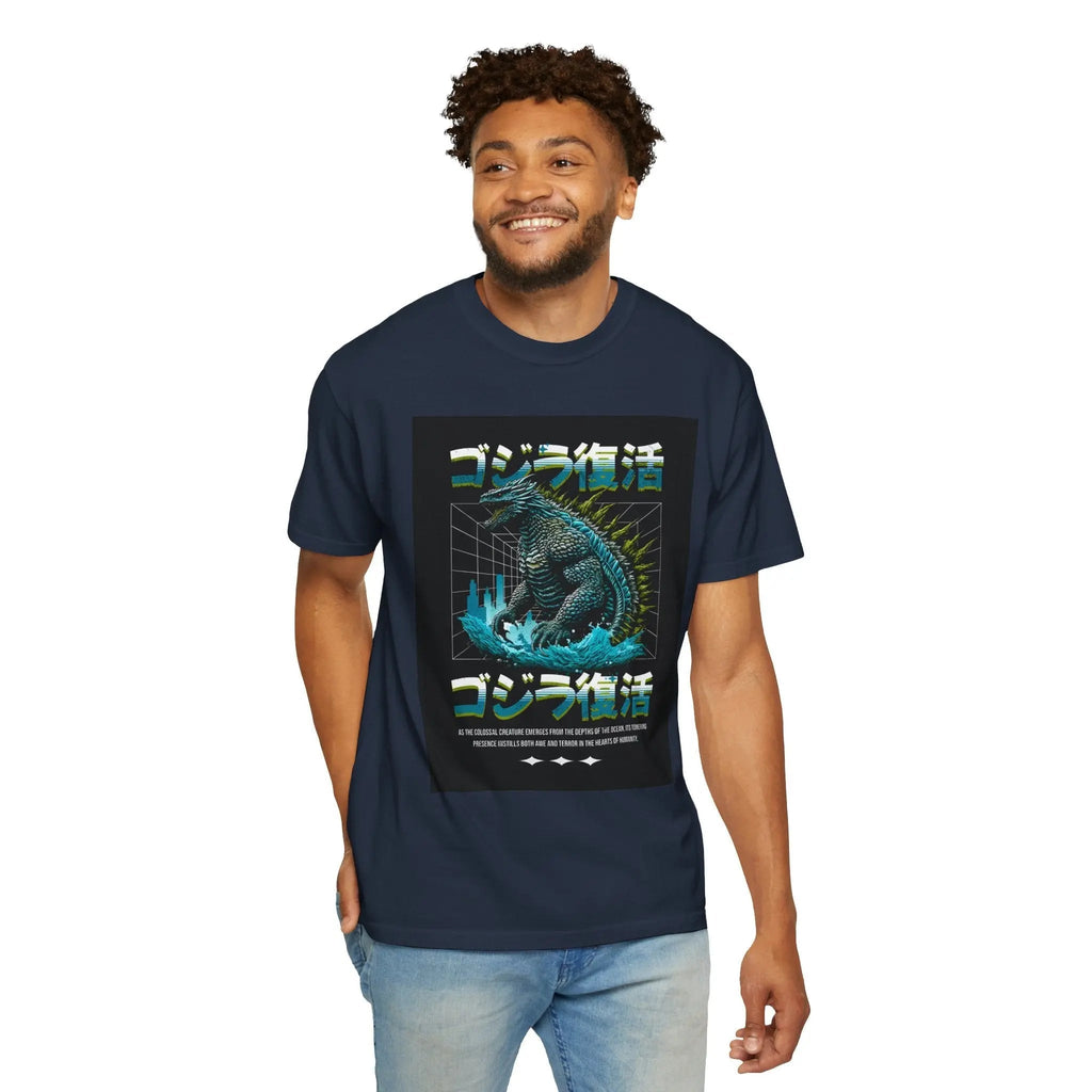 Garment Dyed T-Shirt - Unisex Cotton Tee With Soft Washed Cotton & Relaxed Fit Shirt