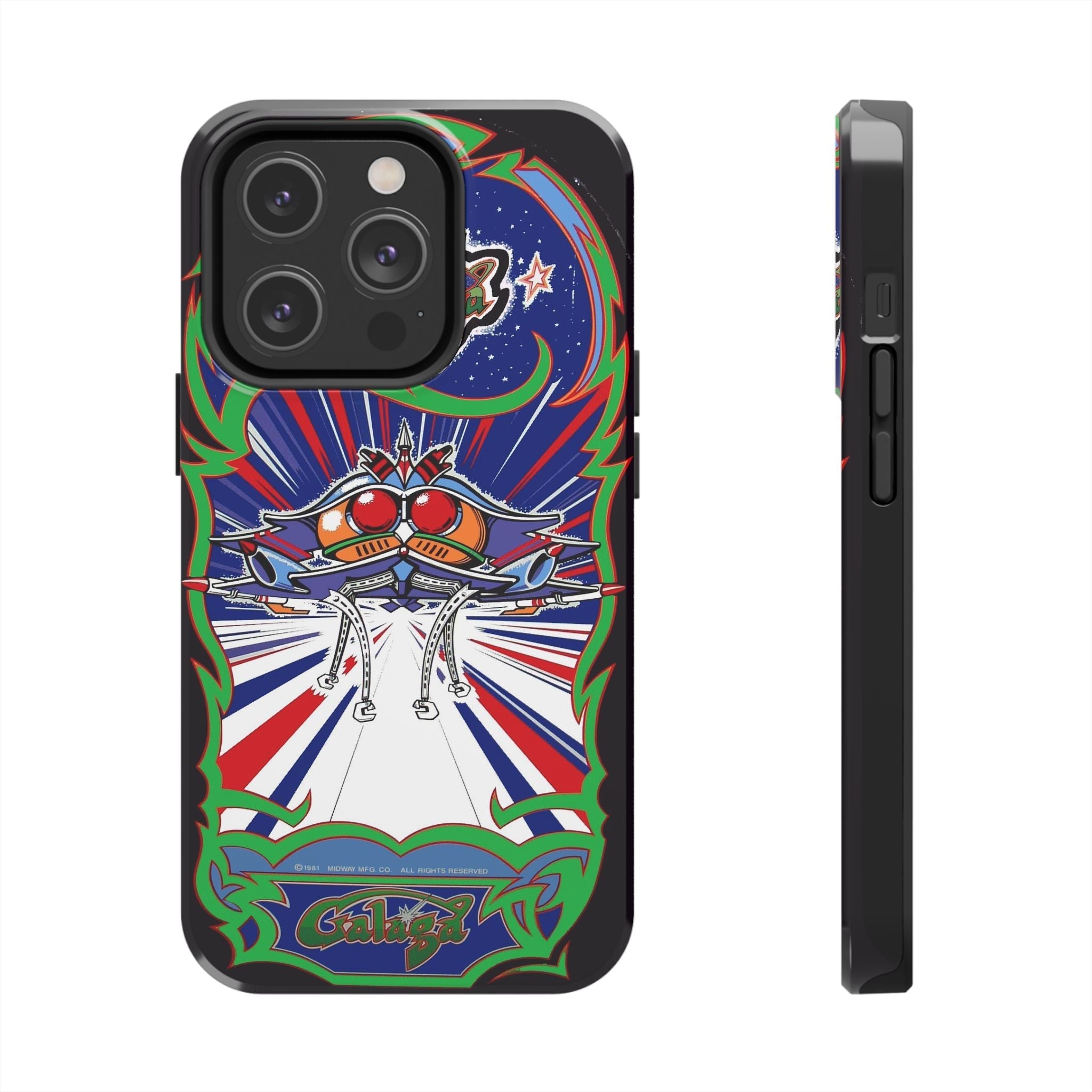 Galaga inspired Classic Arcade Tough Phone Cases