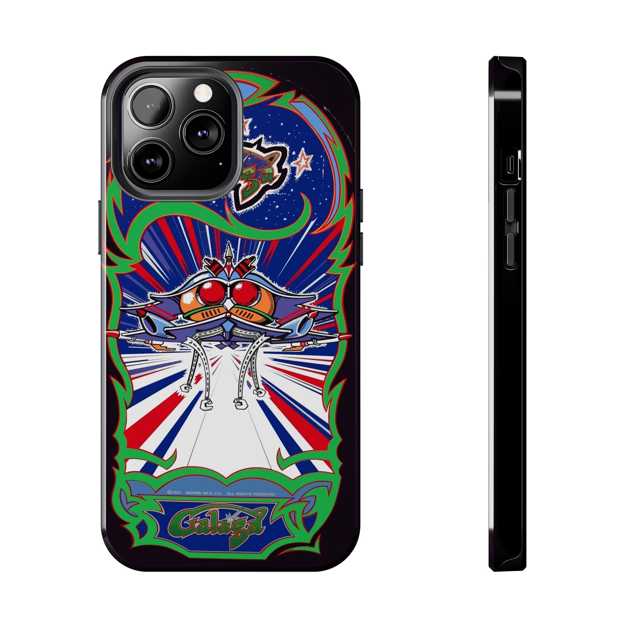 Galaga inspired Classic Arcade Tough Phone Cases