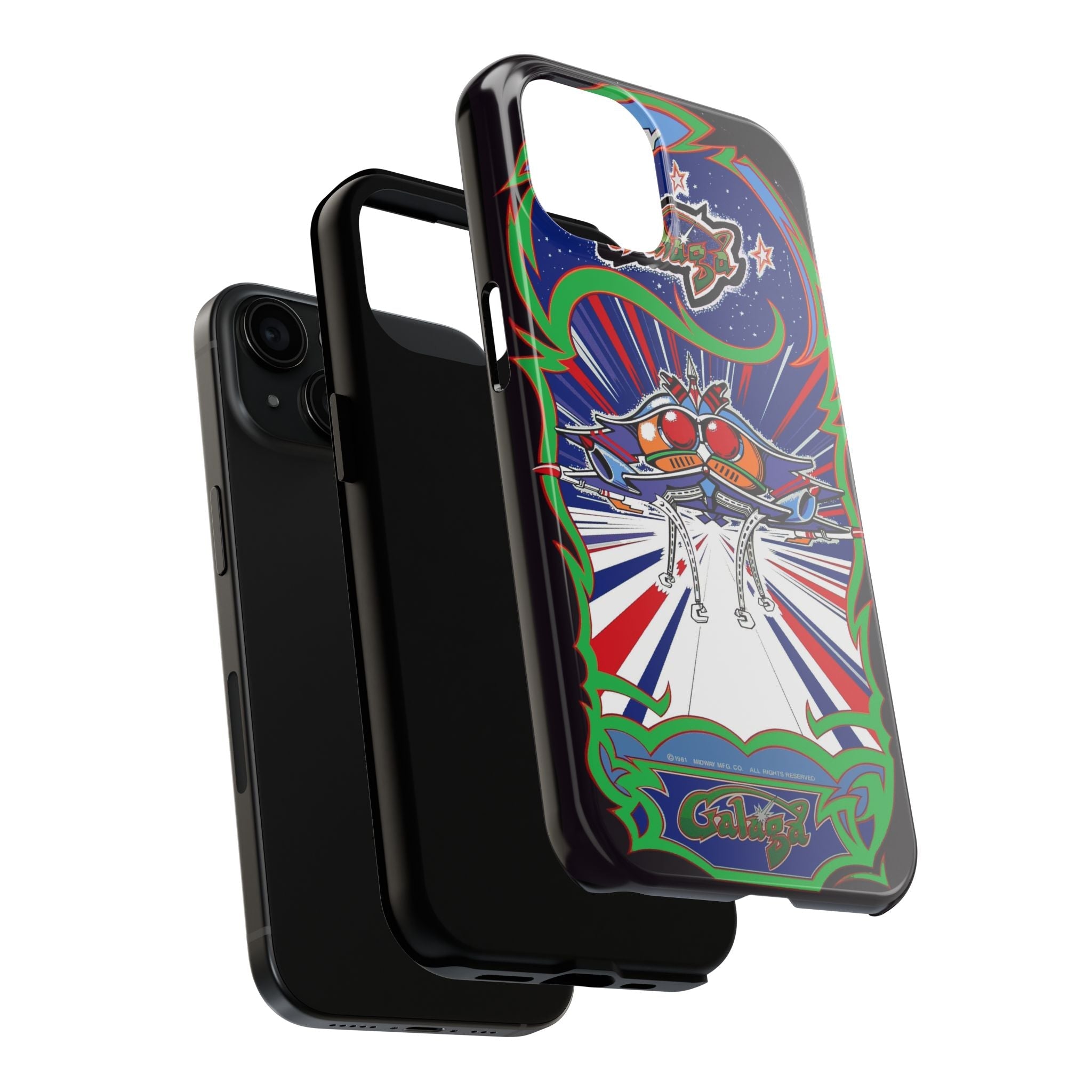 Galaga inspired Classic Arcade Tough Phone Cases