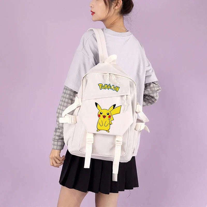 3-Piece Set: Pokemon Backpack School Bookbags