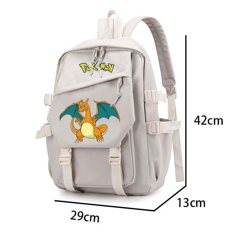 3-Piece Set: Pokemon Backpack School Bookbags