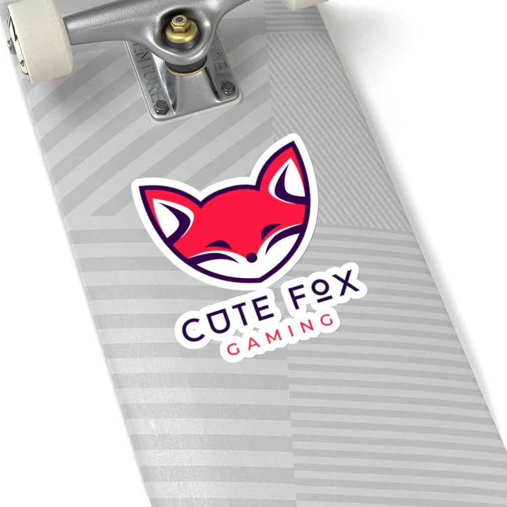 Cute Fox Stickers - Durable Vinyl Kiss Cut Stickers for Gaming & Laptop Decor