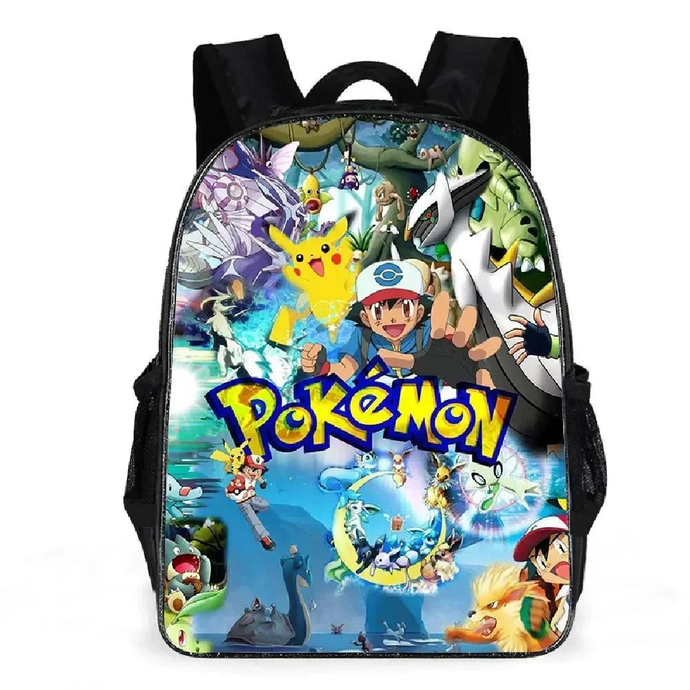 3PC-Set Pikachu Pokémon Backpack