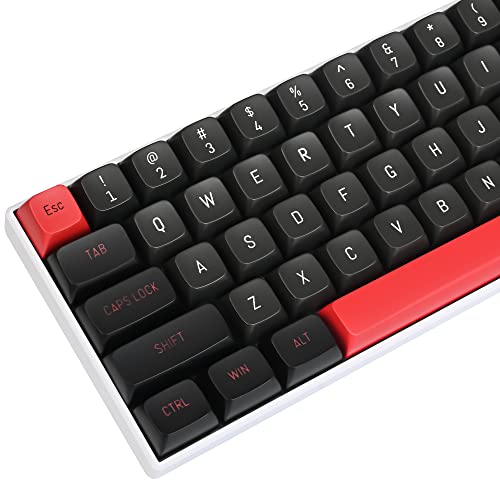 60 Percent Keycaps - RGB PBT Double Shot Keycaps for Mechanical Keyboard | Blue OEM Profile
