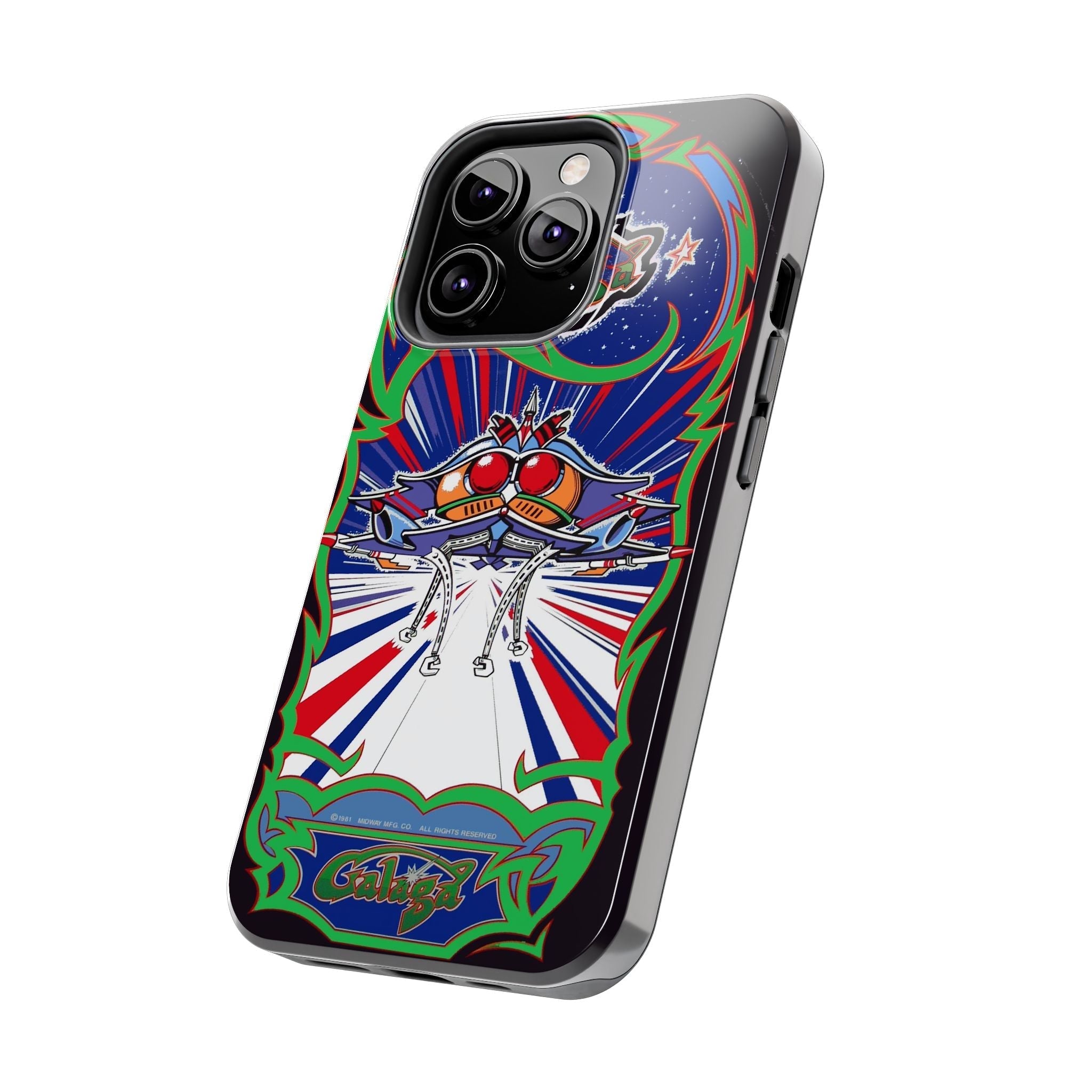 Galaga inspired Classic Arcade Tough Phone Cases