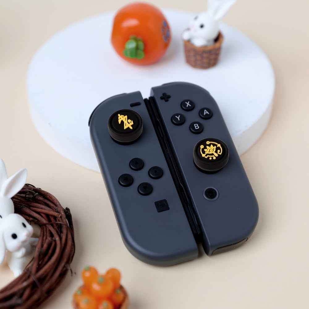 Switch Thumb Grips – Anti Slip Silicone Joystick Caps for Nintendo Switch Lite OLED Controllers