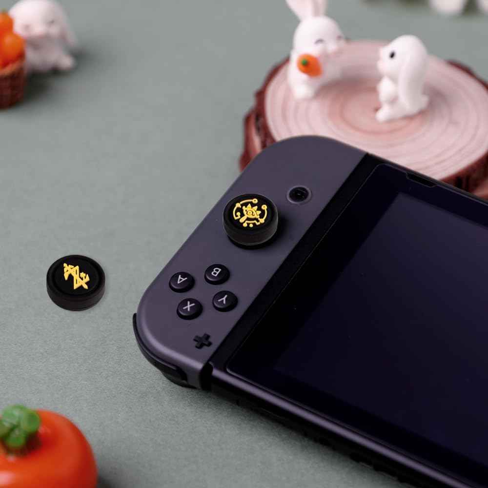 Switch Thumb Grips – Anti Slip Silicone Joystick Caps for Nintendo Switch Lite OLED Controllers