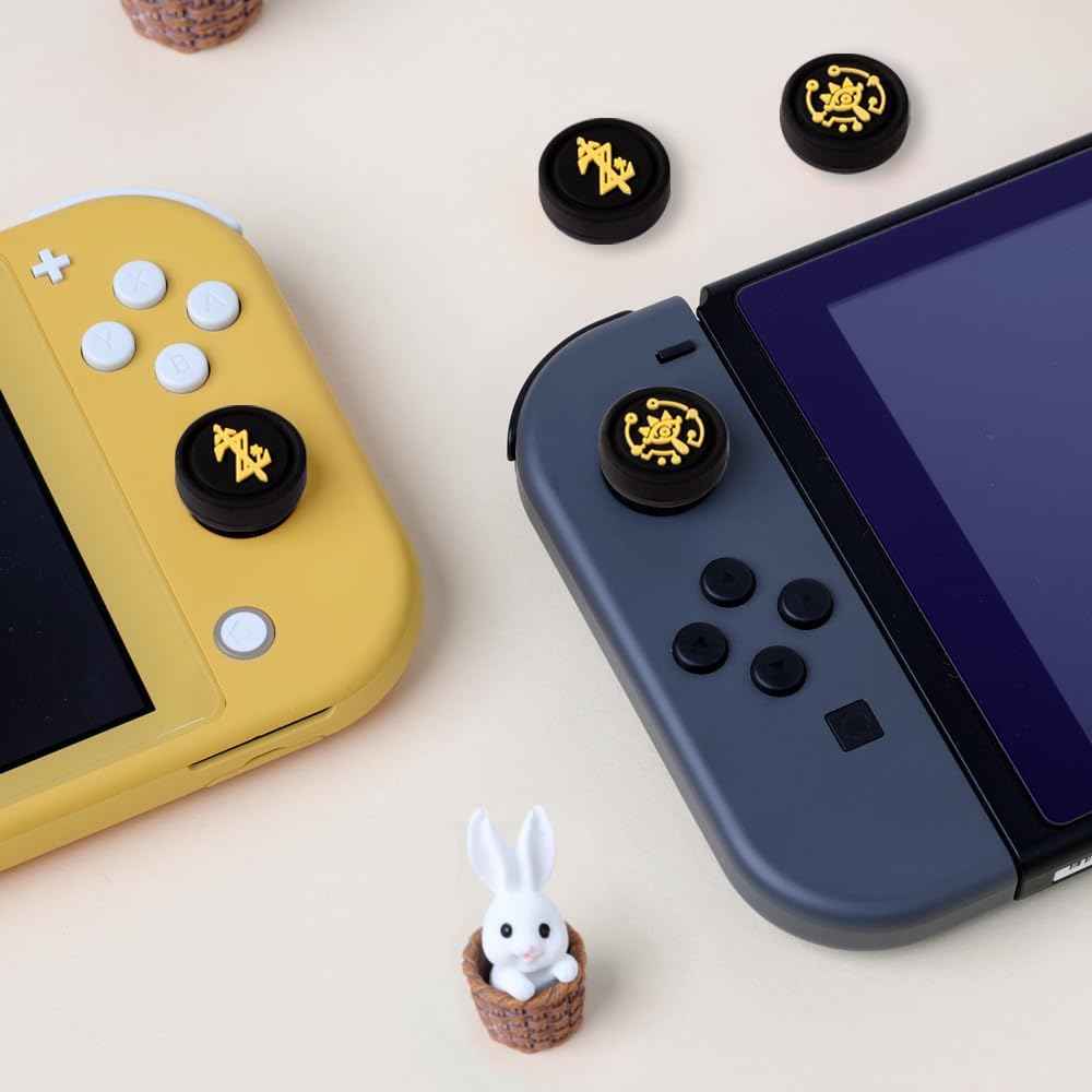 Switch Thumb Grips – Anti Slip Silicone Joystick Caps for Nintendo Switch Lite OLED Controllers