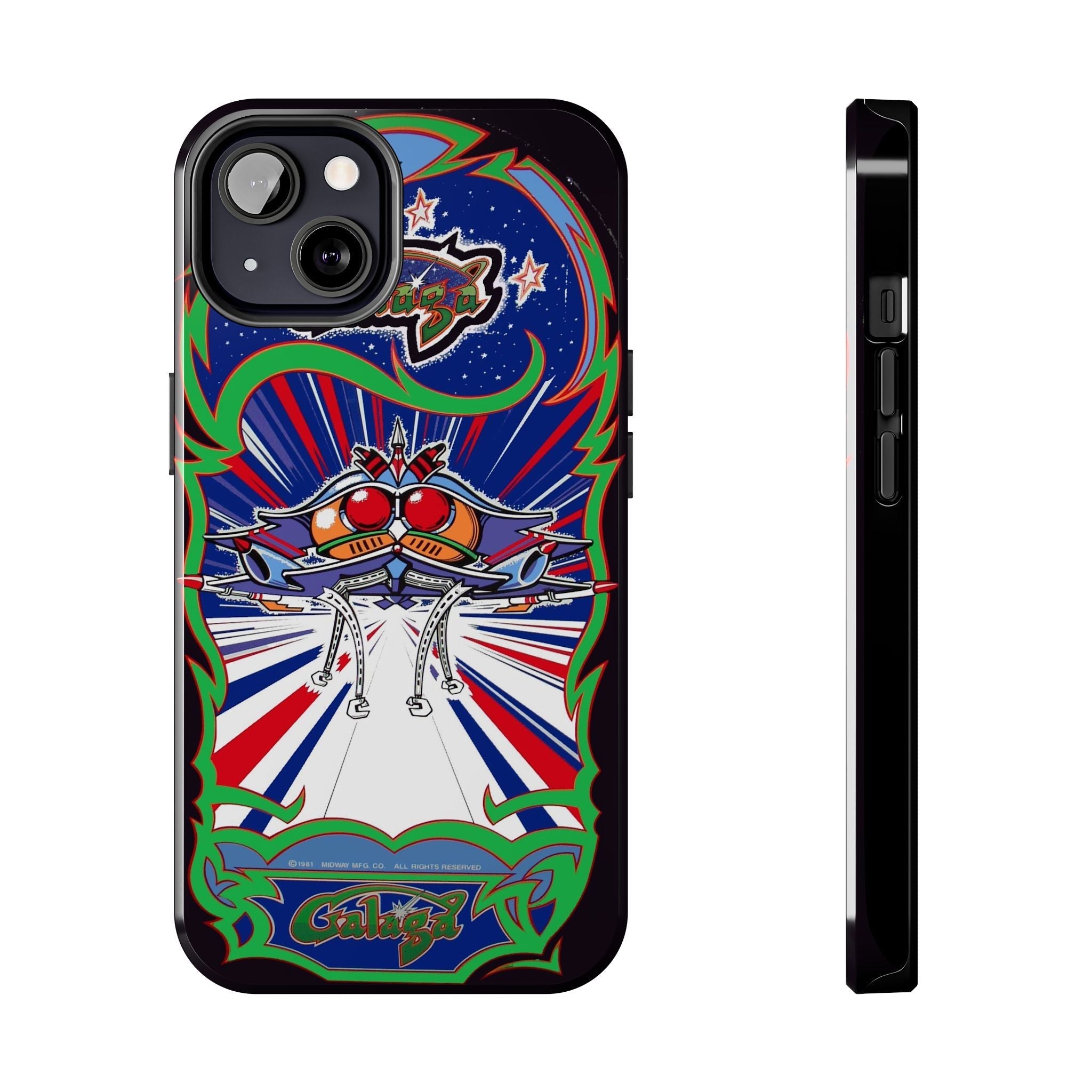 Galaga inspired Classic Arcade Tough Phone Cases