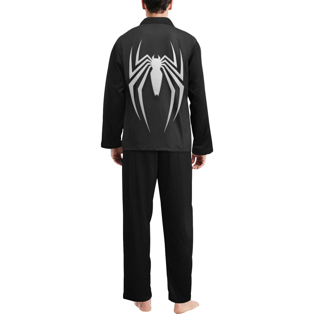 Men's V-Neck Long Pajama Set