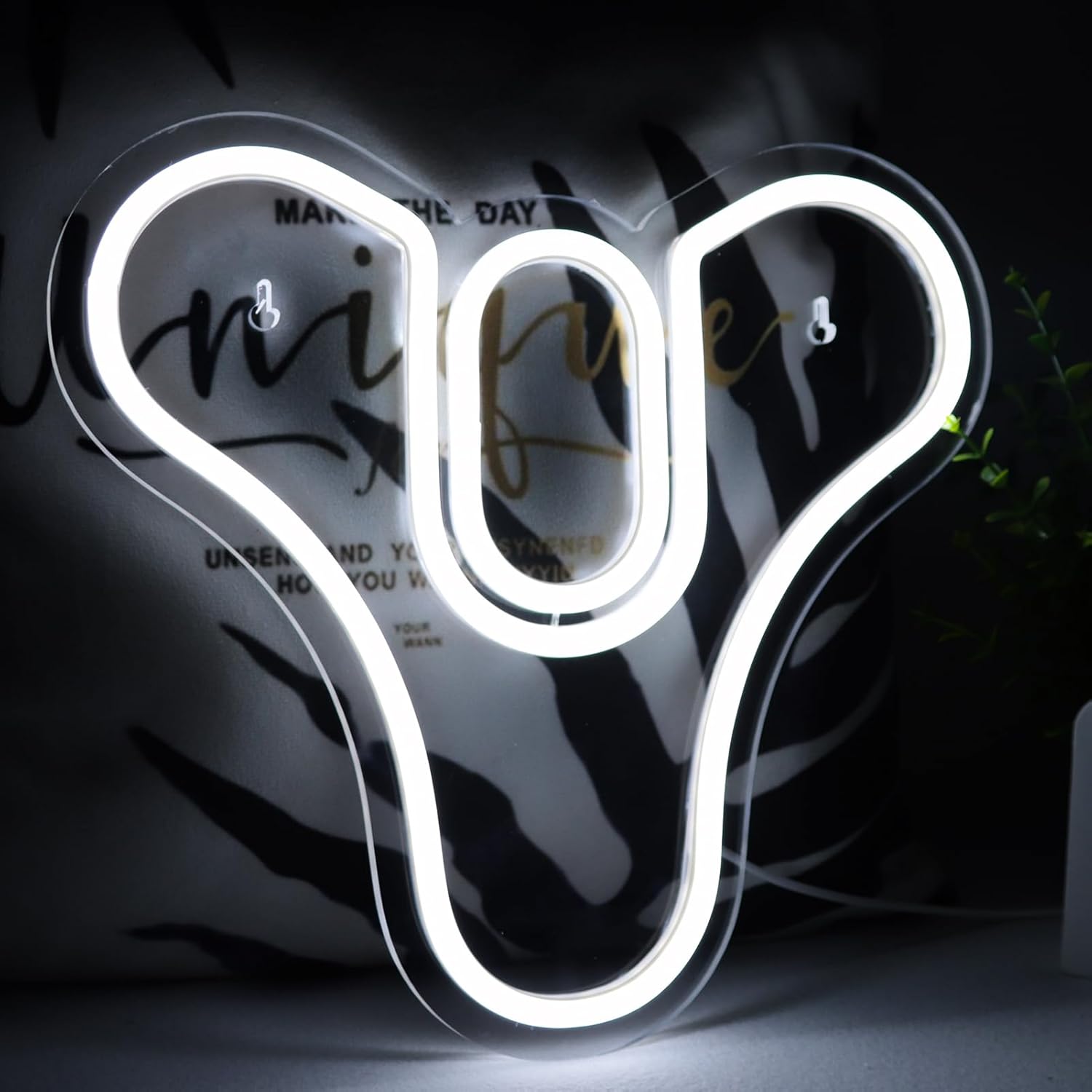 Neon Wall Decor - Pugna Game LED Neon Sign for Bedroom, Bar & Business