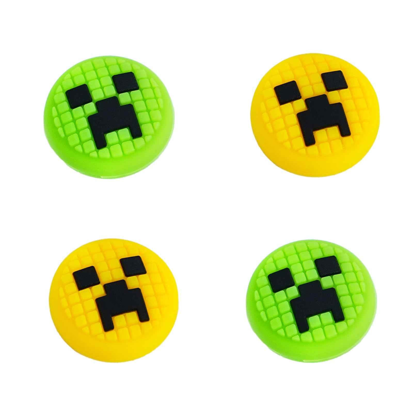 Switch Thumb Grips – Soft Silicone Joystick Caps for Switch Lite & Joy-Con, Kawaii Green