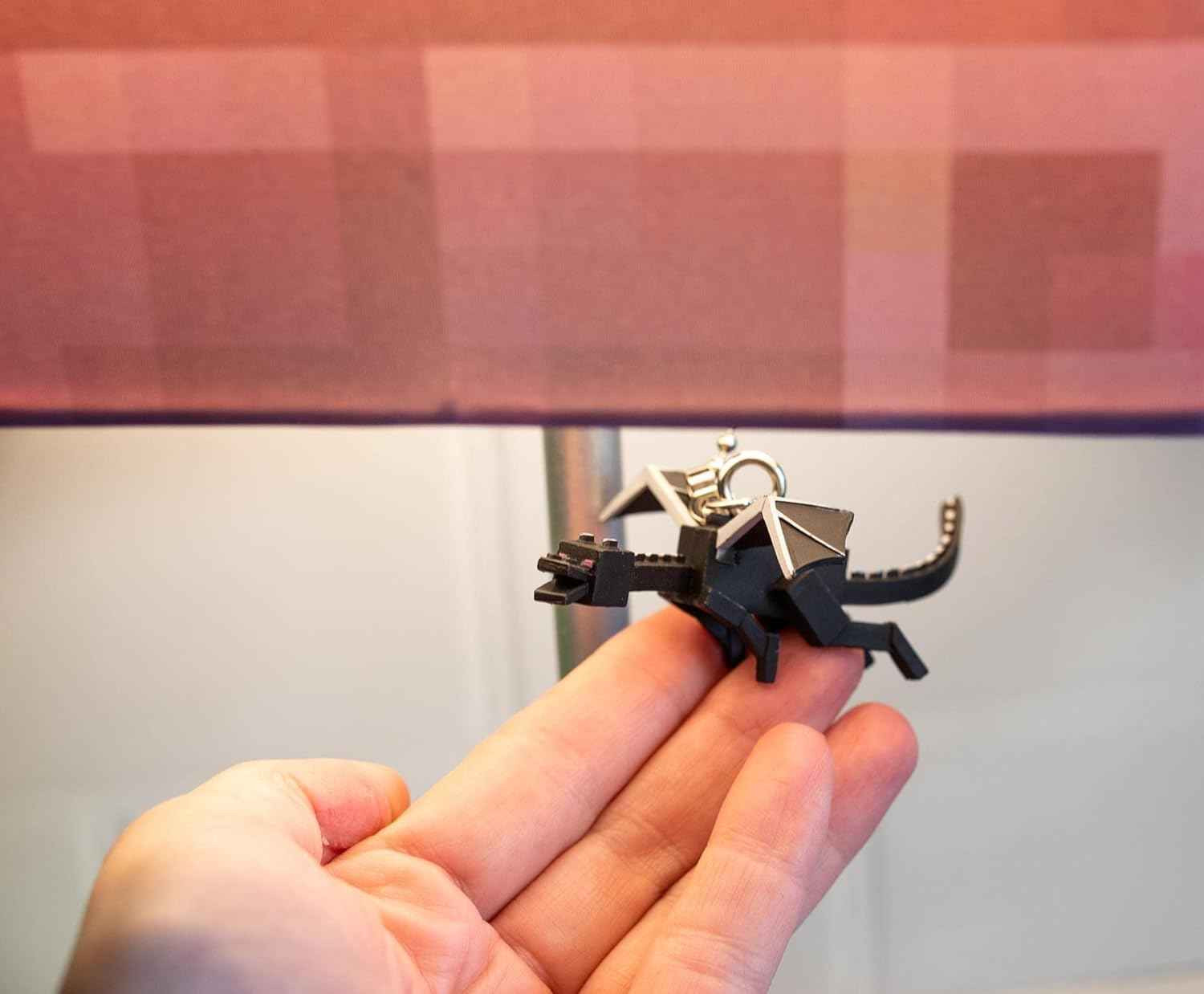 Minecraft Nether Portal Lamp – Ender Dragon Pull Desk Lamp with LED Mood Light