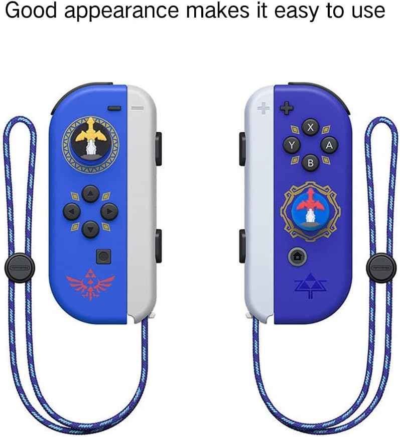 Switch Thumb Grip Caps - Cute Zelda Soft Silicone Joystick Covers for Nintendo OLED/Lite