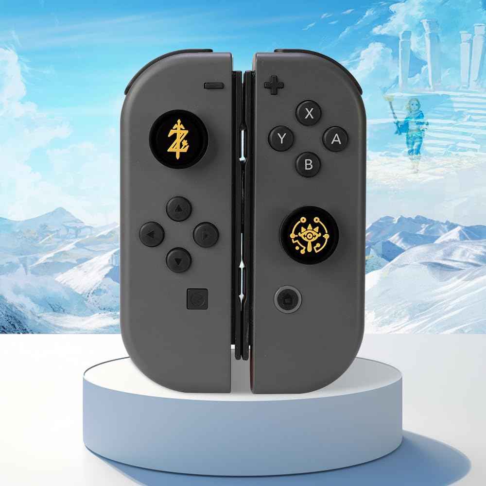 Switch Thumb Grips – Anti Slip Silicone Joystick Caps for Nintendo Switch Lite OLED Controllers
