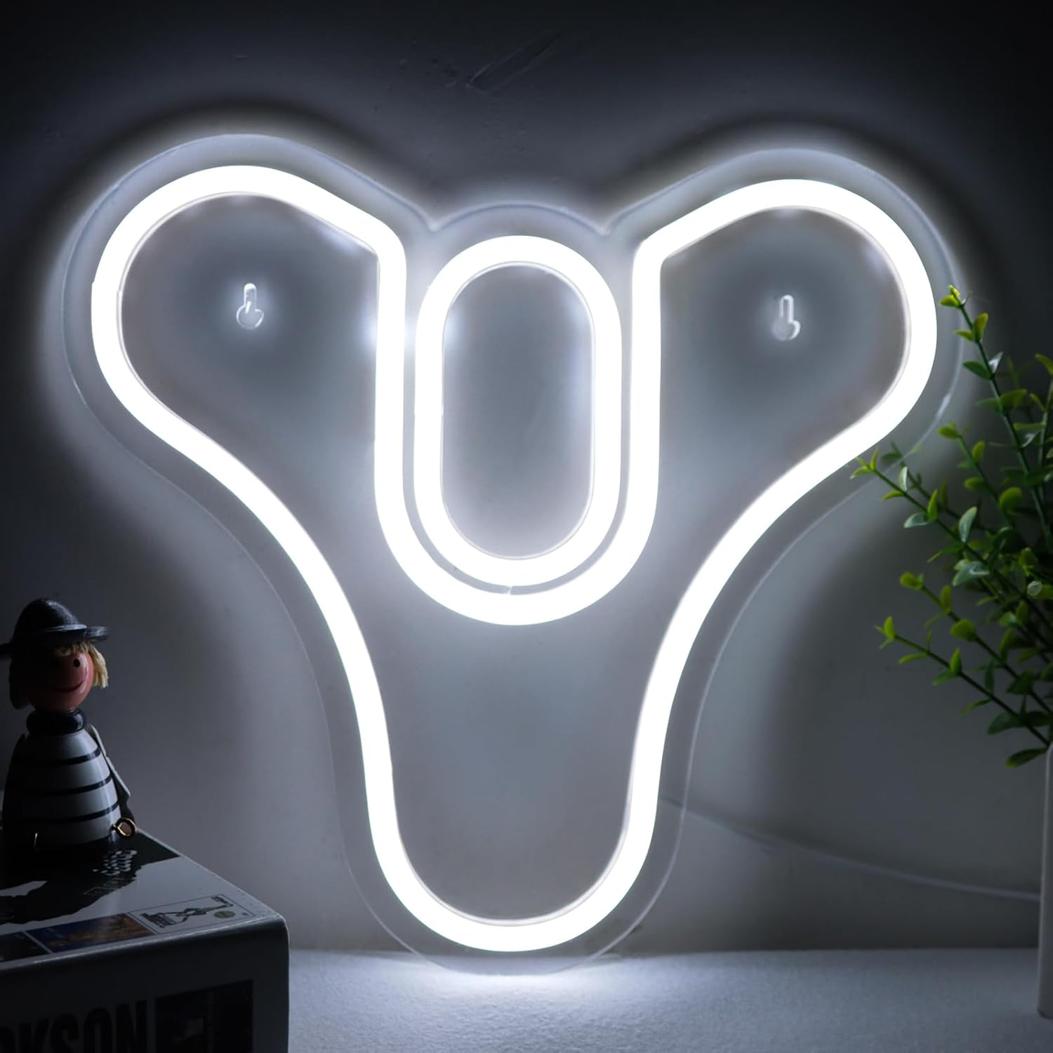 Neon Wall Decor - Pugna Game LED Neon Sign for Bedroom, Bar & Business