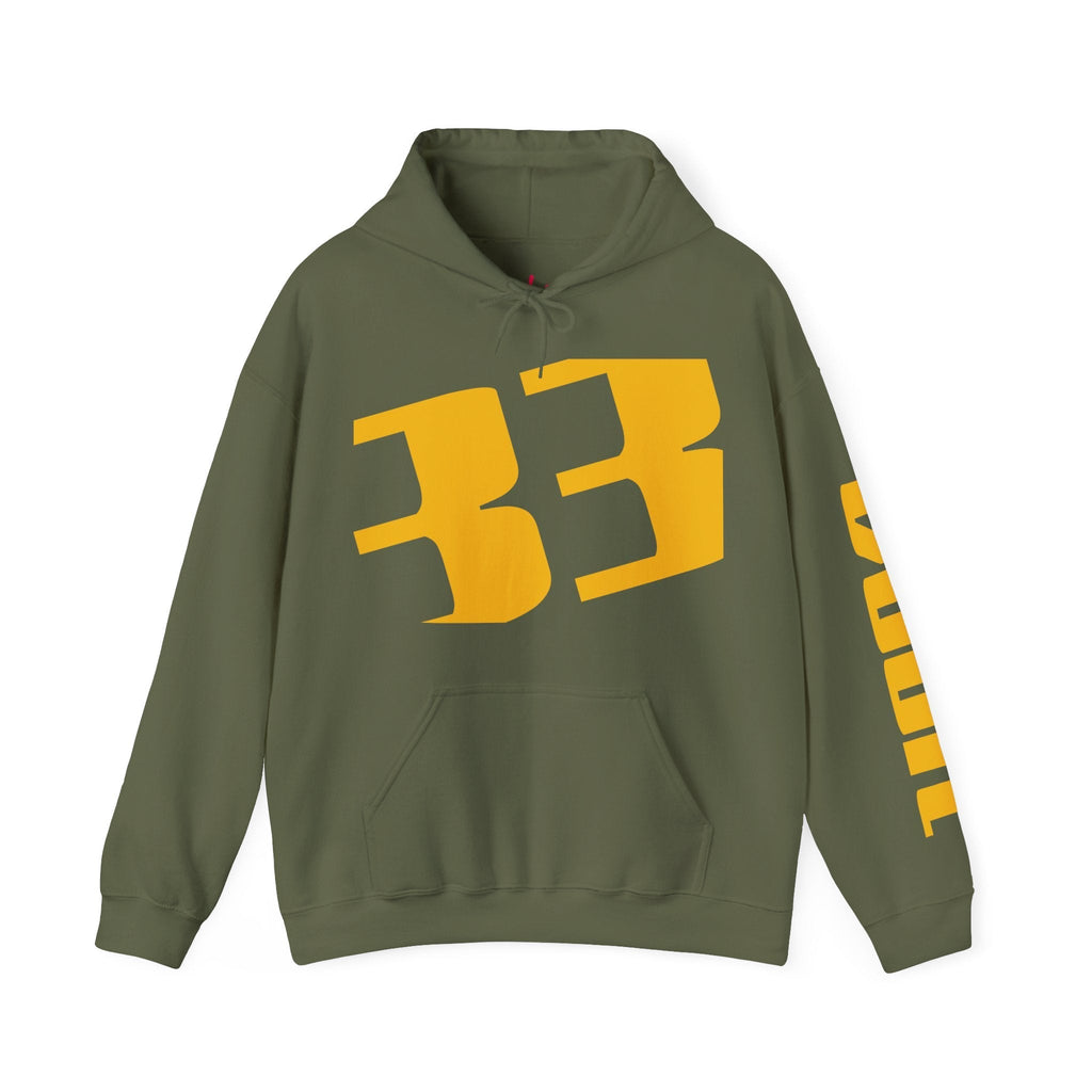 Vault 33 Hoodie – Retro Sci-Fi Gaming Apparel