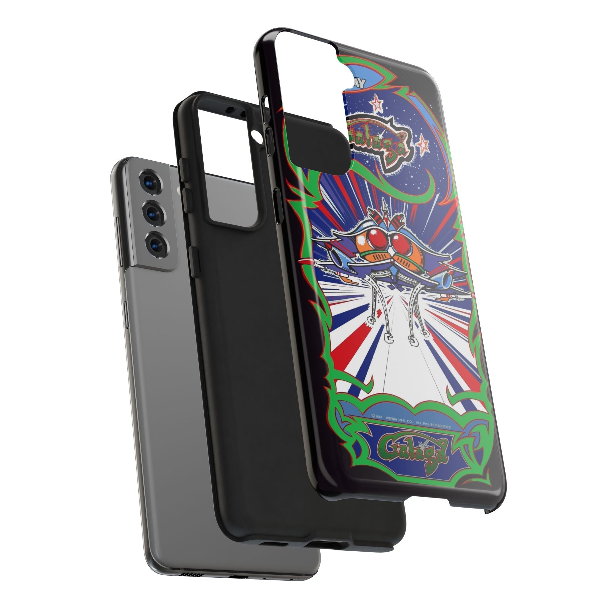 Galaga inspired Classic Arcade Tough Phone Cases