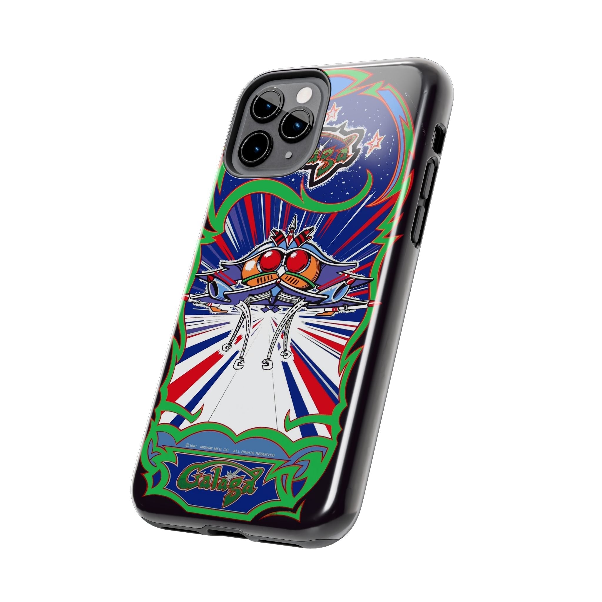 Galaga inspired Classic Arcade Tough Phone Cases