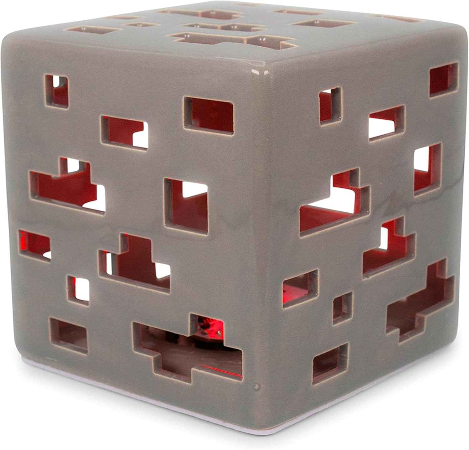 Minecraft Ore Block Lamp – Ceramic Color Changing Light | USB Powered Desk Lamp