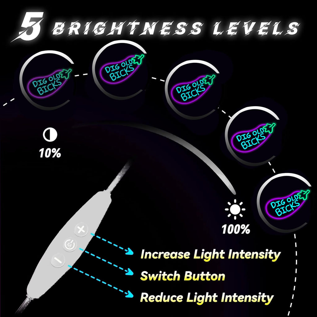 Skull Neon Sign – Yellow LED Neon Lights for Game Room Decor & Man Cave Lighting