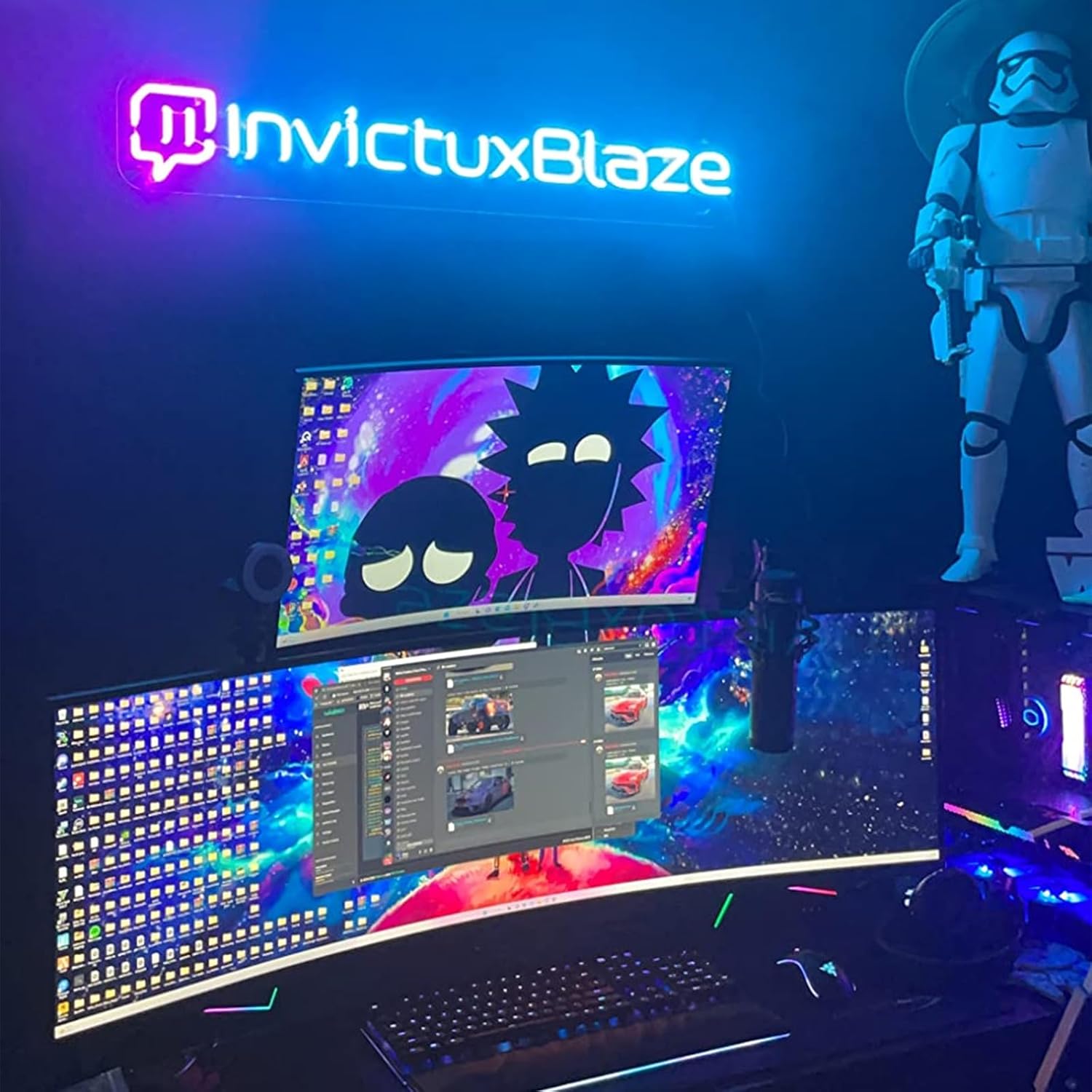 Custom Gamer Tag LED Sign - Personalized Neon Wall Art for Twitch & YouTube