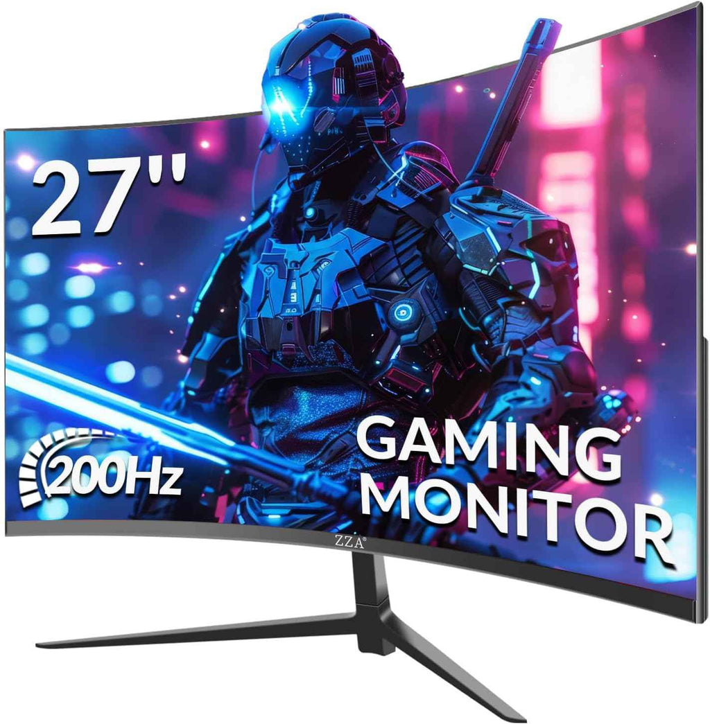 27 Inch Gaming Monitor - Curved FHD Display | 200Hz Refresh Rate | 1ms Response Time