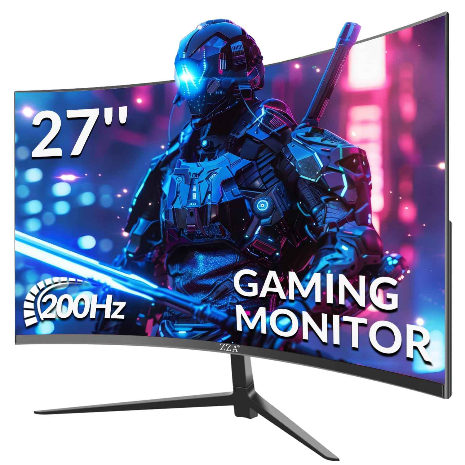 27 Inch Gaming Monitor - Curved FHD Display | 200Hz Refresh Rate | 1ms Response Time